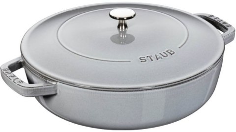 Głęboka patelnia do duszenia z pokrywką STAUB 40511-470-0 - grafitowa 28 cm Głęboka patelnia do duszenia z pokrywką STAUB 40511-470-0 - grafitowa 28 cm