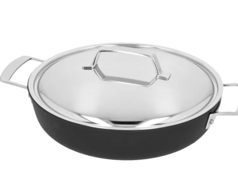Głęboka patelnia tytanowa z 2 uchwytami i pokrywką DEMEYERE Alu Pro 5 40851-176-0 - 28 cm Głęboka patelnia tytanowa z 2 uchwytami i pokrywką DEMEYERE Alu Pro 5 40851-176-0 - 28 cm