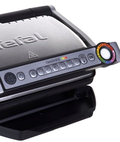 Grill Tefal OptiGrill GC712D34 (stołowy-zamknięty; 2000W; kolor inox) Grill Tefal OptiGrill GC712D34 (stołowy-zamknięty; 2000W; kolor inox)