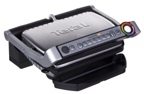 Grill Tefal OptiGrill GC712D34 (stołowy-zamknięty; 2000W; kolor inox) Grill Tefal OptiGrill GC712D34 (stołowy-zamknięty; 2000W; kolor inox)