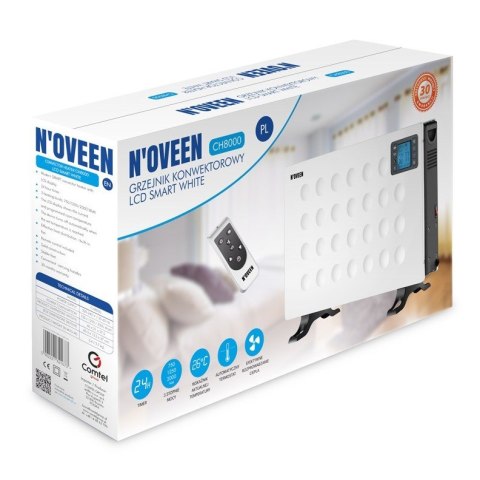 Grzejnik Konwektorowy Noveen CH8000 LCD Smart White Grzejnik Konwektorowy Noveen CH8000 LCD Smart White