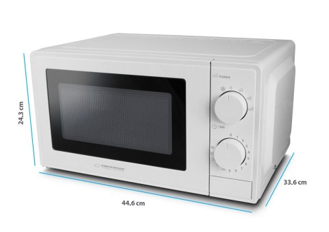 ESPERANZA KUCHENKA MIKROFALOWA ESTOFADO BIAŁA EKO011W ESPERANZA KUCHENKA MIKROFALOWA ESTOFADO BIAŁA EKO011W