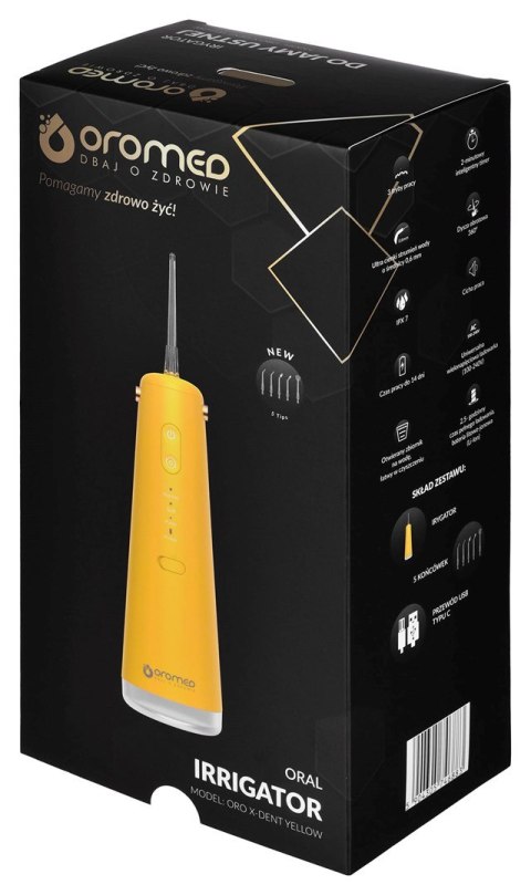 Inteligentny irygator ORO-X DENT YELLOW Oromed Inteligentny irygator ORO-X DENT YELLOW Oromed