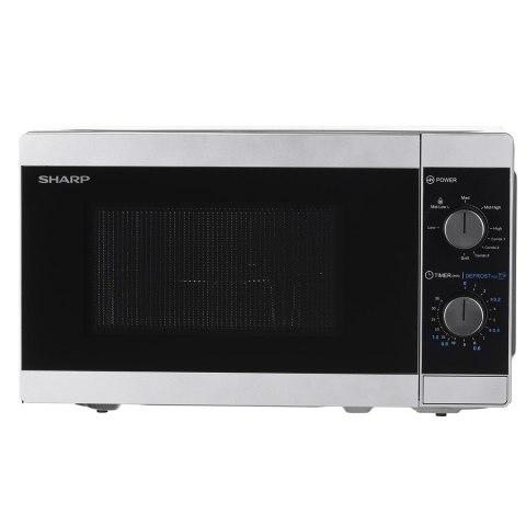 Kuchenka mikrofalowa SHARP YC-MG01E-S (800W; 20l; kolor srebrny) Kuchenka mikrofalowa SHARP YC-MG01E-S (800W; 20l; kolor srebrny)