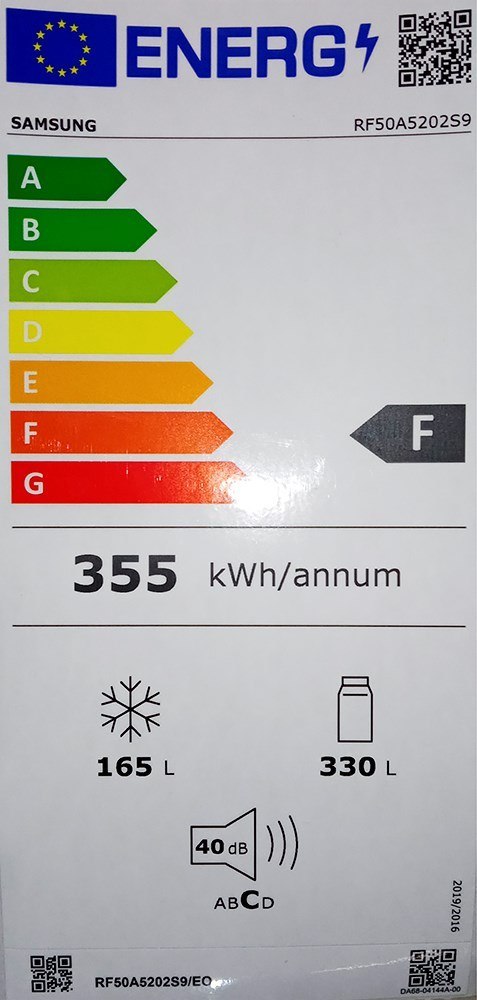 Chłodziarko-zamrażarka SAMSUNG RF50A5202S9 Chłodziarko-zamrażarka SAMSUNG RF50A5202S9
