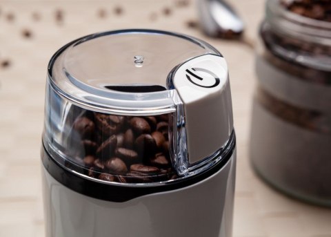 ELDOM MŁYNEK DO KAWY MK50 CAFF, MOC 200 W, NÓŻ STALOWY, PRZYCISK PULSACYJNY ELDOM MŁYNEK DO KAWY MK50 CAFF, MOC 200 W, NÓŻ STALOWY, PRZYCISK PULSACYJNY