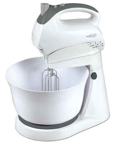 Mikser ręczny Adler (300W; kolor biały) Mikser ręczny Adler (300W; kolor biały)