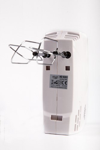 Mikser ręczny Adler AD 4201 (300W; kolor biały) Mikser ręczny Adler AD 4201 (300W; kolor biały)