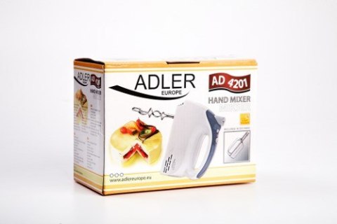 Mikser ręczny Adler AD 4201 (300W; kolor biały) Mikser ręczny Adler AD 4201 (300W; kolor biały)