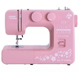 Maszyna do szycia Janome Juno E1015 różowa