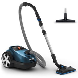 Odkurzacz workowy Philips Performer Silent FC8783/09 (650W; kolor niebieski)