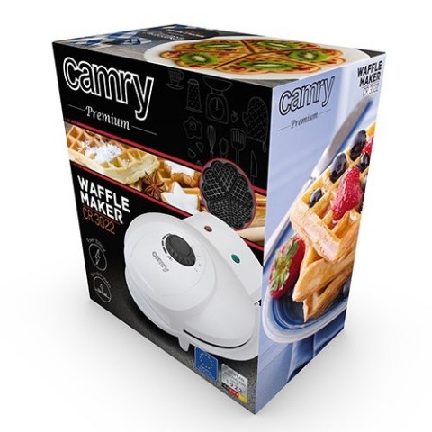 Gofrownica CAMRY CR 3022 (1000W; kolor biały) Gofrownica CAMRY CR 3022 (1000W; kolor biały)