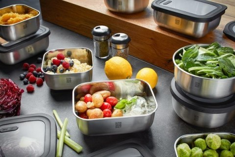 Pojemnik stalowy prostokątny 600 ml GEFU PROVIDO G-12774 Pojemnik stalowy prostokątny 600 ml GEFU PROVIDO G-12774