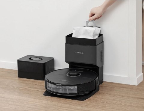 Robot sprzątający ze stacją Roborock S8+ (czarny) (WYPRZEDAŻ)