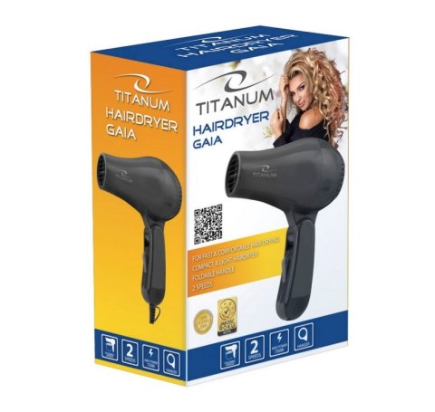 TITANUM SUSZARKA DO WŁOSÓW GAIA 750W BLACK TBH003K TITANUM SUSZARKA DO WŁOSÓW GAIA 750W BLACK TBH003K