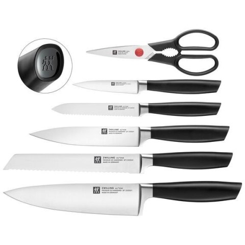 Zestaw 5 noży w bloku samoostrzącym ZWILLING All * Star 33760-600-0 czarny Zestaw 5 noży w bloku samoostrzącym ZWILLING All * Star 33760-600-0 czarny
