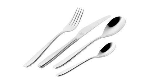 Zestaw sztućców BALLARINI Jolina 01203-330-0 (Łyżeczka x 6, Łyżka x 6, Nóż x 6, Widelec do deserów x 6, Widelec x 6) Zestaw sztućców BALLARINI Jolina 01203-330-0 (Łyżeczka x 6, Łyżka x 6, Nóż x 6, Widelec do deserów x 6, Widelec x 6)