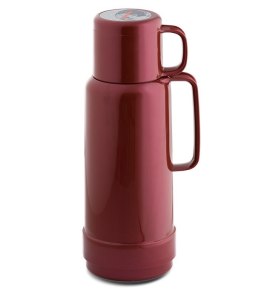 ROTPUNKT TERMOS SZKLANY POJ. 1,0 L, SHINY BURGUND
