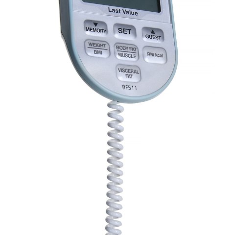 Waga z analizatorem składu ciała Omron Body Comp Monitor BF511 Turq HBF-511T-E Waga z analizatorem składu ciała Omron Body Comp Monitor BF511 Turq HBF-511T-E