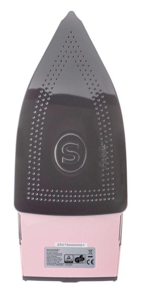 Żelazko parowe SINGER SteamCraft 2600 W różowo-szary Żelazko parowe SINGER SteamCraft 2600 W różowo-szary