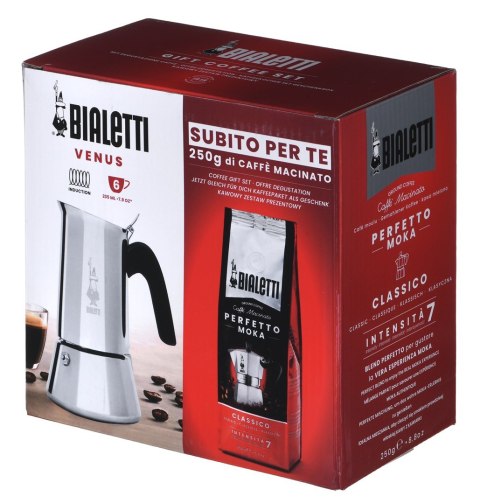 Zestaw kawiarka New Venus 6 + Perfetto Moka Classic Zestaw kawiarka New Venus 6 + Perfetto Moka Classic
