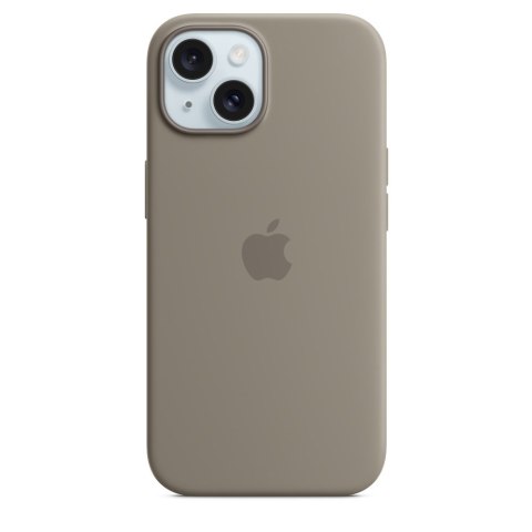 Apple iPhone 15 Silicone Case with MagSafe - Clay Apple iPhone 15 Silicone Case with MagSafe - Clay