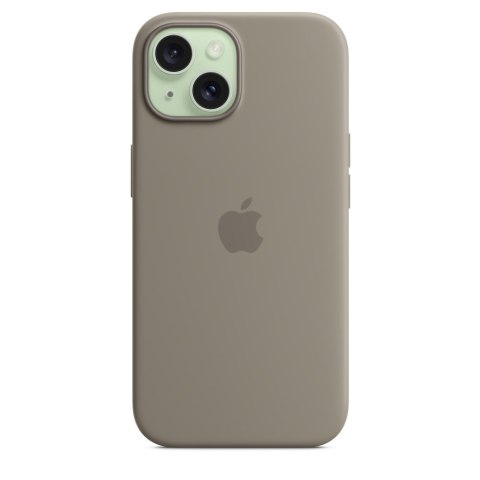 Apple iPhone 15 Silicone Case with MagSafe - Clay Apple iPhone 15 Silicone Case with MagSafe - Clay
