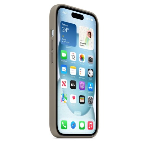 Apple iPhone 15 Silicone Case with MagSafe - Clay Apple iPhone 15 Silicone Case with MagSafe - Clay