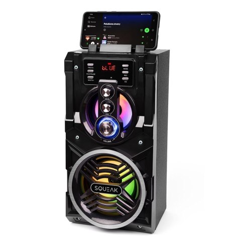 SQUEAK BEATBOXER BLUETOOTH 5.1 SPEAKER - GŁOŚNIK BLUETOOTH Z KARAOKE, RADIO FM, MICROSD, AUX I USB SQ1000 SQUEAK BEATBOXER BLUETOOTH 5.1 SPEAKER - GŁOŚNIK BLUETOOTH Z KARAOKE, RADIO FM, MICROSD, AUX I USB SQ1000