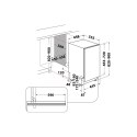 Zmywarka do zabudowy WHIRLPOOL WSIC 3M17
