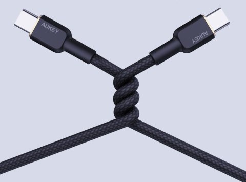 AUKEY CB-NCC1 KABEL USB-C QC PD 1M 3A 60W NYLON AUKEY CB-NCC1 KABEL USB-C QC PD 1M 3A 60W NYLON