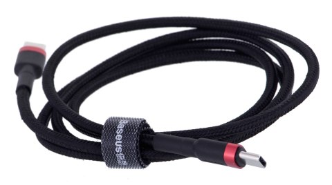 BASEUS KABEL USB-C DO USB-C CAFULE 60W 1M, CZARNY BASEUS KABEL USB-C DO USB-C CAFULE 60W 1M, CZARNY