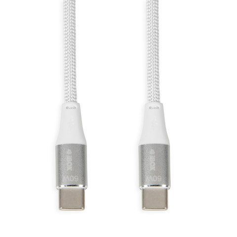 KABEL I-BOX USB TYP-C 60W 2M PD/QC BIAŁY KABEL I-BOX USB TYP-C 60W 2M PD/QC BIAŁY