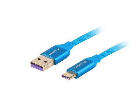 Kabel Lanberg CA-USBO-21CU-0010-BL (USB 2.0 typu A - USB typu C ; 1m; kolor niebieski) Kabel Lanberg CA-USBO-21CU-0010-BL (USB 2.0 typu A - USB typu C ; 1m; kolor niebieski)