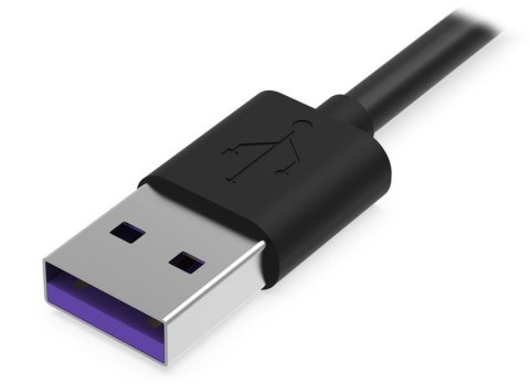 Kabel USB KRUX USB-C 1,2m Czarny Kabel USB KRUX USB-C 1,2m Czarny