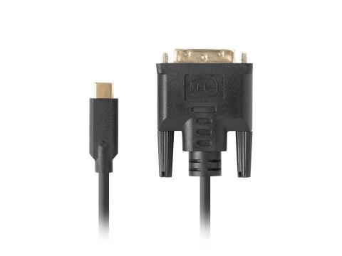 LANBERG KABEL USB-C(M)->DVI-D(24+1)(M) 0.5M CZARNY CA-CMDV-10CU-0005-BK LANBERG KABEL USB-C(M)->DVI-D(24+1)(M) 0.5M CZARNY CA-CMDV-10CU-0005-BK