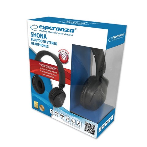 ESPERANZA SŁUCHAWKI BLUETOOTH SHONA EH217K ESPERANZA SŁUCHAWKI BLUETOOTH SHONA EH217K