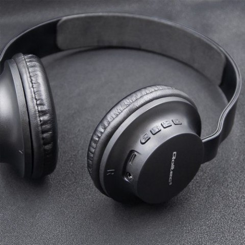 QOLTEC SŁUCHAWKI BEZPRZEWODOWE LOUD WAVE Z MIKROFONEM | BT 5.0 JL | CZARNE QOLTEC SŁUCHAWKI BEZPRZEWODOWE LOUD WAVE Z MIKROFONEM | BT 5.0 JL | CZARNE