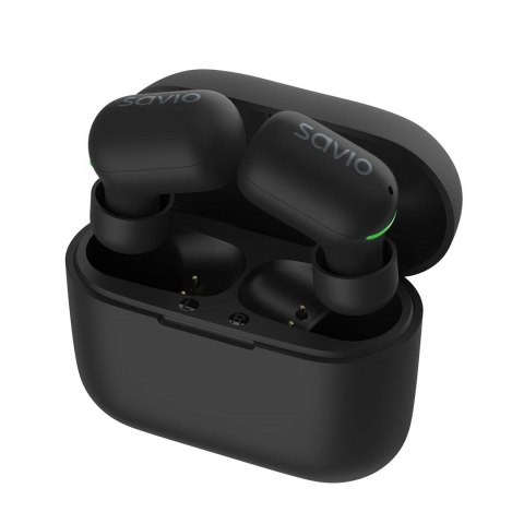 SAVIO BEZPRZEWODOWE SŁUCHAWKI BLUETOOTH 5.1 IPX5 TWS-09 SAVIO BEZPRZEWODOWE SŁUCHAWKI BLUETOOTH 5.1 IPX5 TWS-09