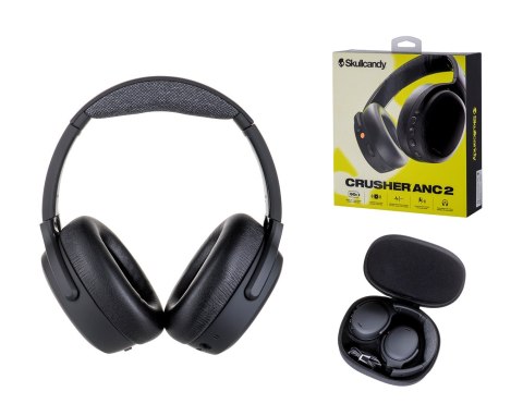 Słuchawki Skullcandy Crusher ANC2 Wireless True Black Słuchawki Skullcandy Crusher ANC2 Wireless True Black