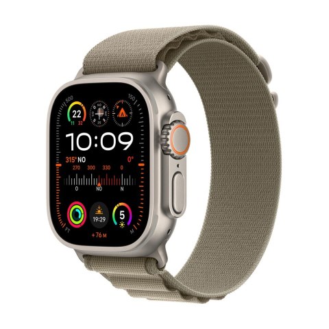 Apple Watch Ultra 2 GPS + LTE 49mm Titanium Case with Olive Alpine Loop - Small Apple Watch Ultra 2 GPS + LTE 49mm Titanium Case with Olive Alpine Loop - Small