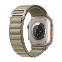 Apple Watch Ultra 2 GPS + LTE 49mm Titanium Case with Olive Alpine Loop - Small