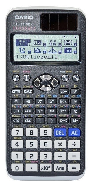 CASIO KALKULATOR NAUKOWY FX 991CEX CLASSWIZ CZARNY, 12 CYFROWY WYŚWIETLACZ CASIO KALKULATOR NAUKOWY FX 991CEX CLASSWIZ CZARNY, 12 CYFROWY WYŚWIETLACZ