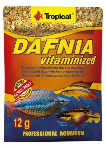 TROPICAL Dafnia Vitaminized - pokarm dla rybek - 12g TROPICAL Dafnia Vitaminized - pokarm dla rybek - 12g