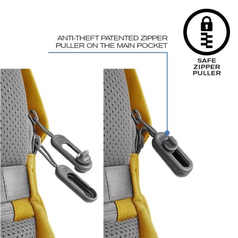 XD DESIGN PLECAK ANTYKRADZIEŻOWY BOBBY SOFT ŻÓŁTY P/N: P705.798 XD DESIGN PLECAK ANTYKRADZIEŻOWY BOBBY SOFT ŻÓŁTY P/N: P705.798