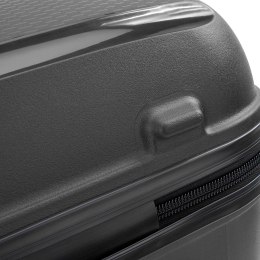 Delsey Walizka BELMONT PLUS 55cm SLIM 4 DOUBLE WHEELS CABIN TROLLEY CASE CZARNY