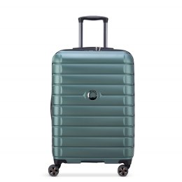 Delsey Walizka SHADOW 5.0 66cm 4 DOUBLE WHEELS EXPANDABLE TROLLEY CASE ZIELONY