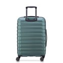 Delsey Walizka SHADOW 5.0 66cm 4 DOUBLE WHEELS EXPANDABLE TROLLEY CASE ZIELONY