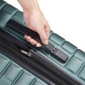 Delsey Walizka SHADOW 5.0 66cm 4 DOUBLE WHEELS EXPANDABLE TROLLEY CASE ZIELONY