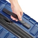 Delsey Walizka SHADOW 5.0 75cm 4 DOUBLE WHEELS EXPANDABLE TROLLEY CASE NIEBIESKI
